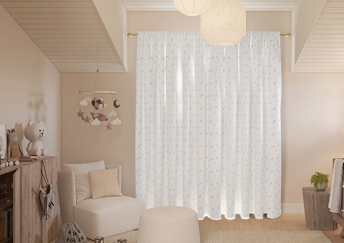 Faceted, Marshmallow - Made to Measure Curtains - Image 7